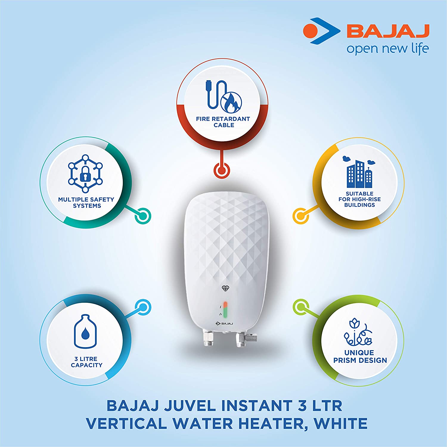 Bajaj Juvel Instant 3 Ltr Instant Water Heater